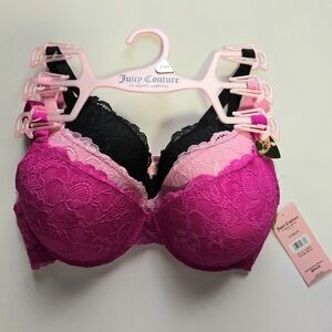 Juicy Couture lace bras